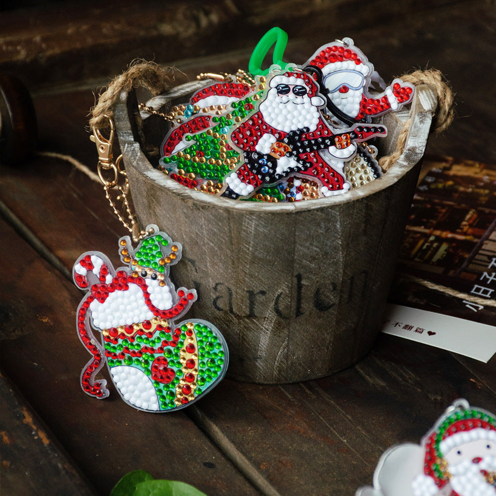    ChristmasSeriesBlindBoxDiamondPaintingDiyPointDiamondPendant-Veeddydropshipping-2