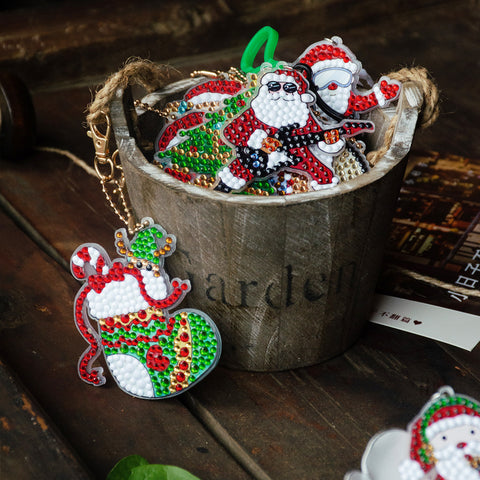     ChristmasSeriesBlindBoxDiamondPaintingDiyPointDiamondPendant-Veeddydropshipping-2