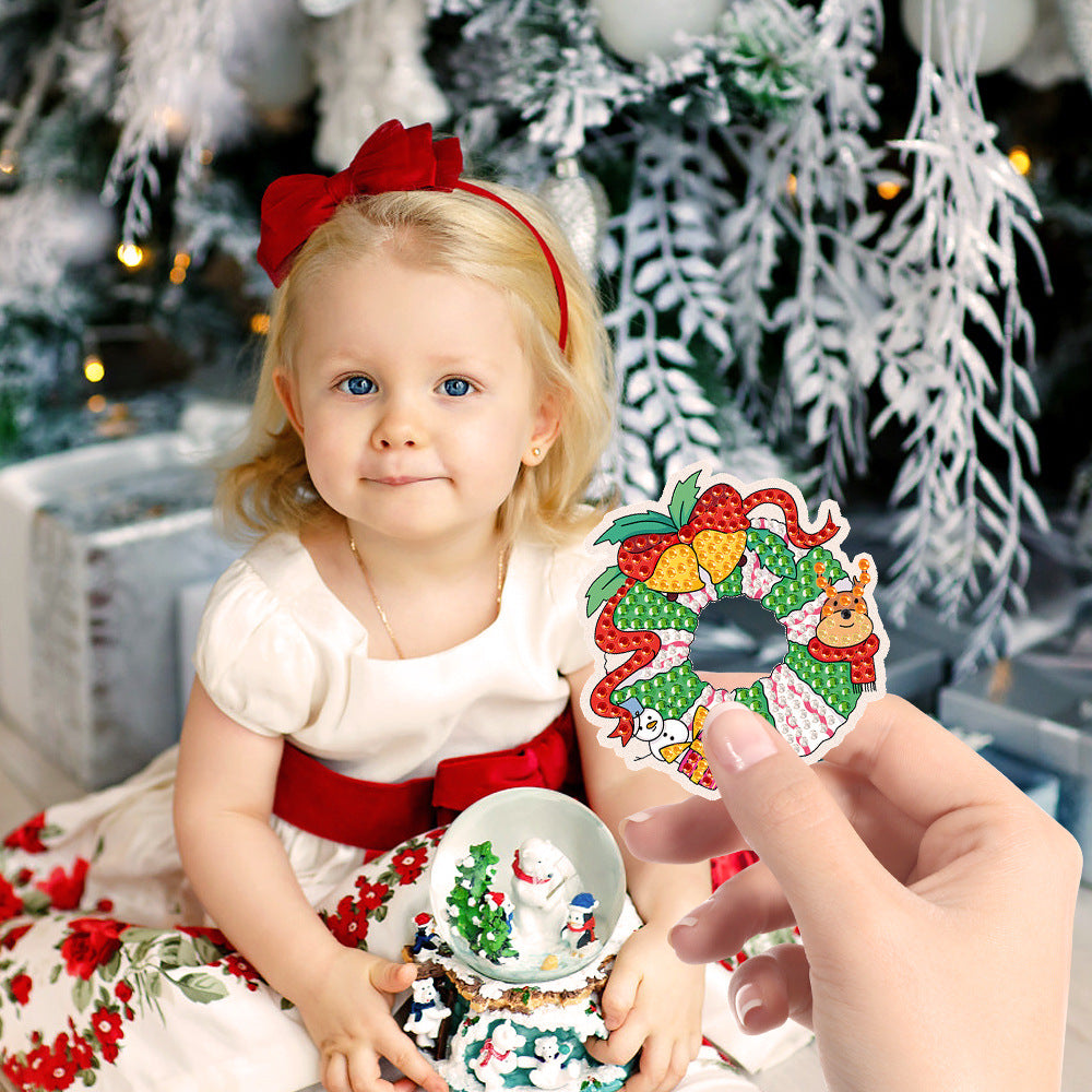    ChristmasSeriesBlindBoxDiamondPaintingDiyPointDiamondPendant-Veeddydropshipping-3