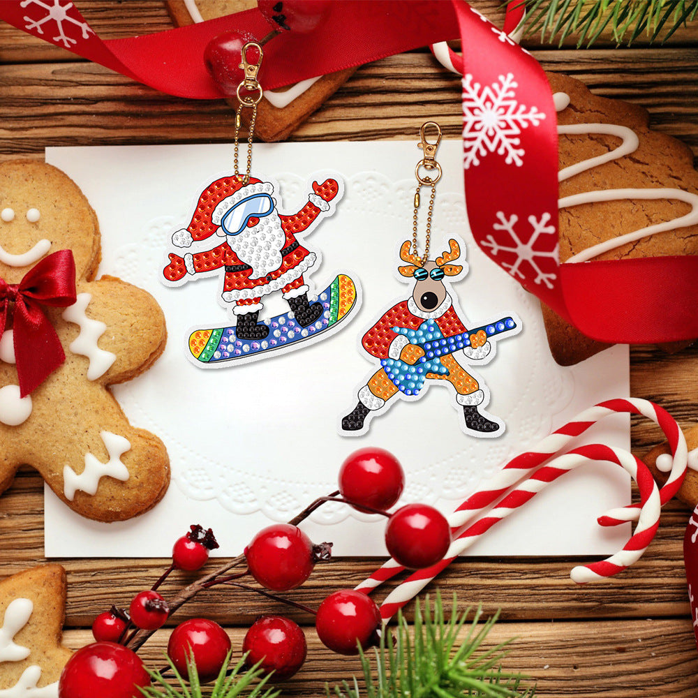    ChristmasSeriesBlindBoxDiamondPaintingDiyPointDiamondPendant-Veeddydropshipping-4