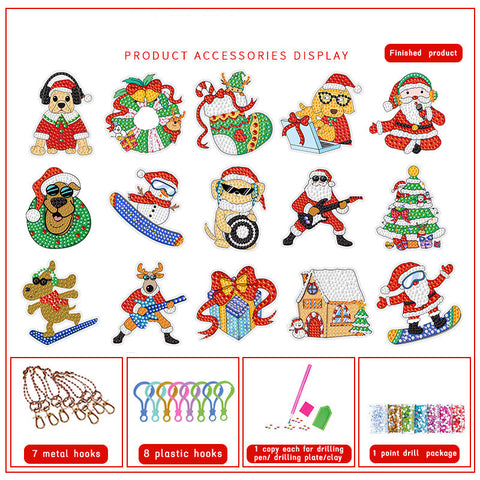    ChristmasSeriesBlindBoxDiamondPaintingDiyPointDiamondPendant-Veeddydropshipping-6