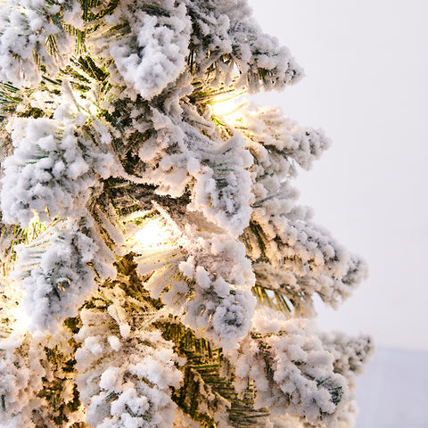    ChristmasSmallFlockingTreeMiniChristmasTree-Veeddydropshipping-3