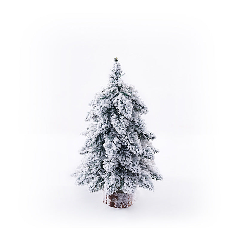       ChristmasSmallFlockingTreeMiniChristmasTree-Veeddydropshipping-5