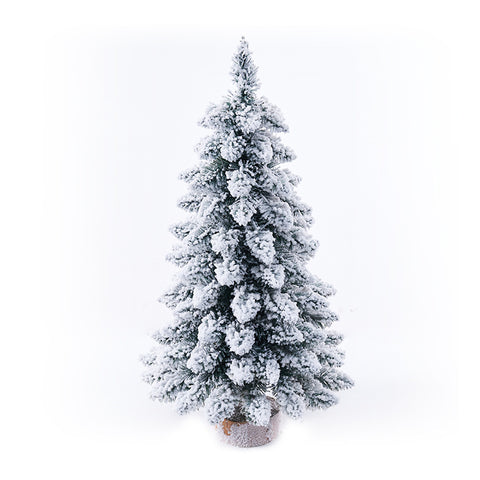       ChristmasSmallFlockingTreeMiniChristmasTree-Veeddydropshipping-7