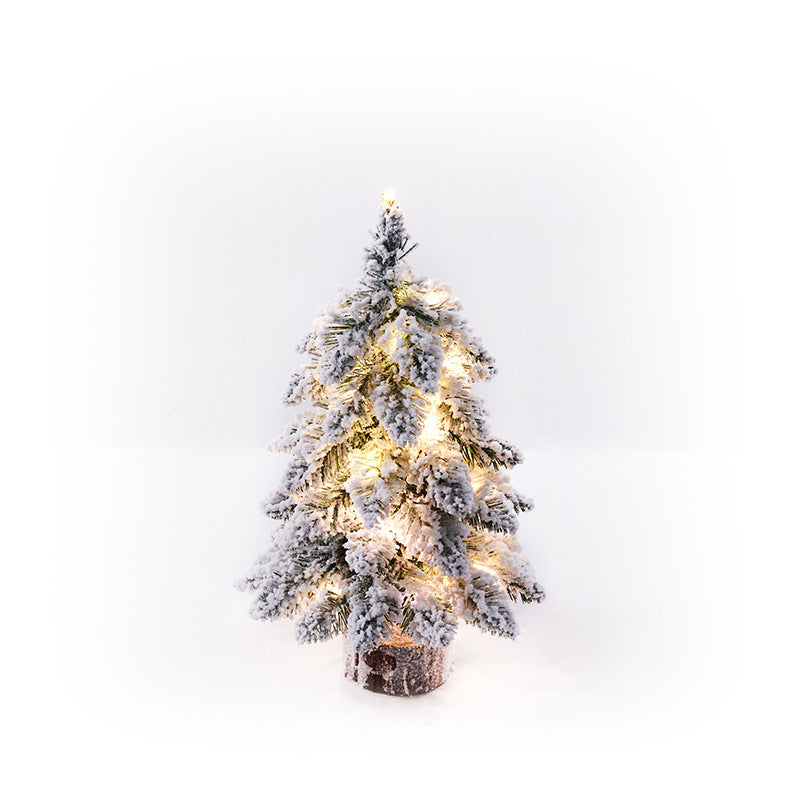    ChristmasSmallFlockingTreeMiniChristmasTree-Veeddydropshipping-8
