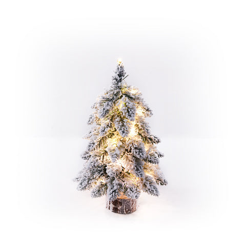    ChristmasSmallFlockingTreeMiniChristmasTree-Veeddydropshipping-8