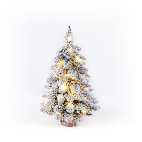       ChristmasSmallFlockingTreeMiniChristmasTree-Veeddydropshipping-9