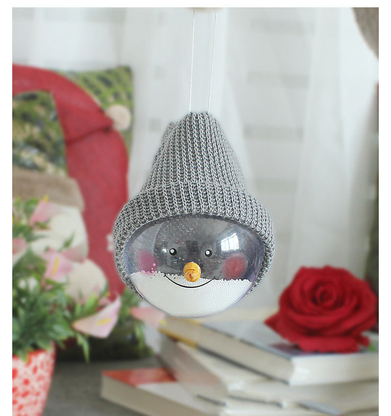       ChristmasSnowmanChildrenToysPlasticChristmasBallChristmasPendant-Veeddydropshipping-3
