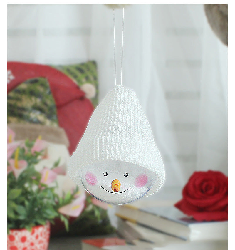      ChristmasSnowmanChildrenToysPlasticChristmasBallChristmasPendant-Veeddydropshipping-4