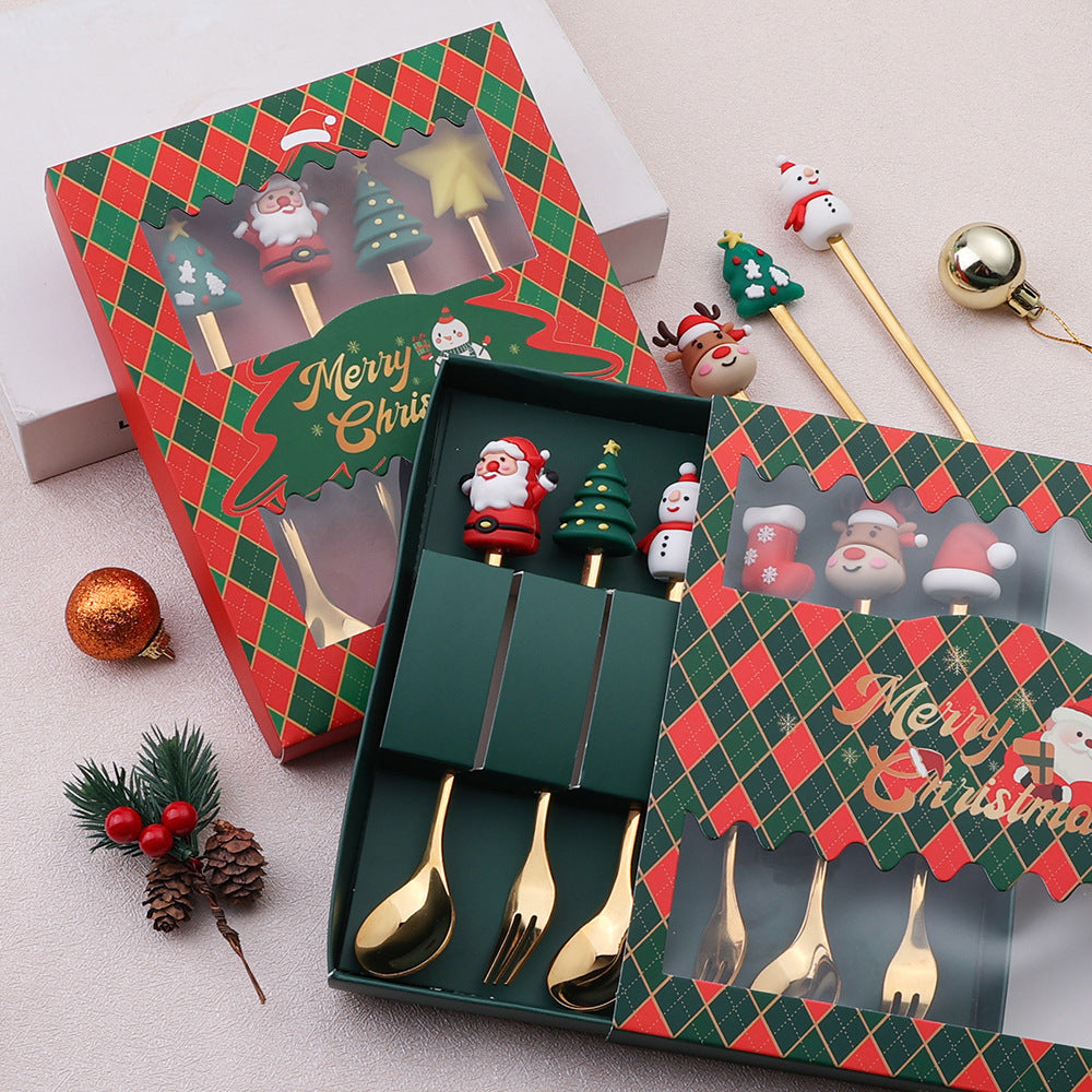    ChristmasSpoonCutlerySetDollSpoonForkGift-Veeddydropshipping-1