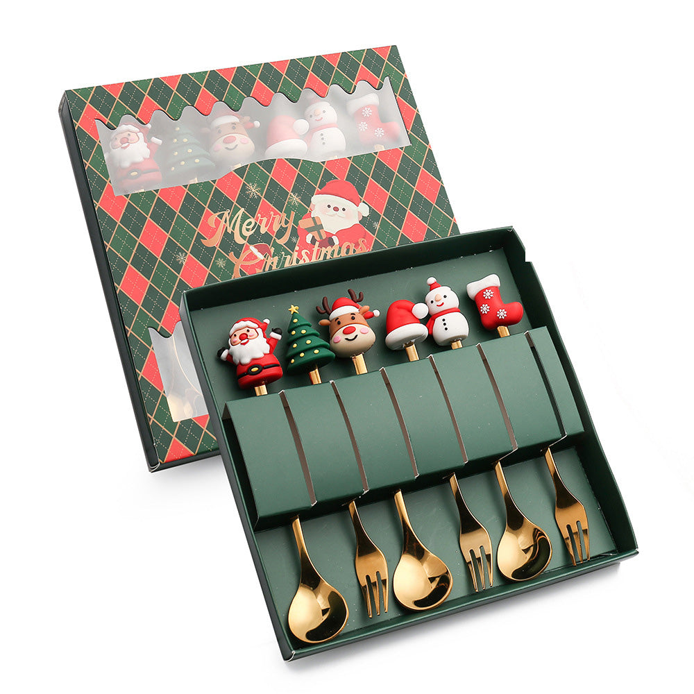     ChristmasSpoonCutlerySetDollSpoonForkGift-Veeddydropshipping-12