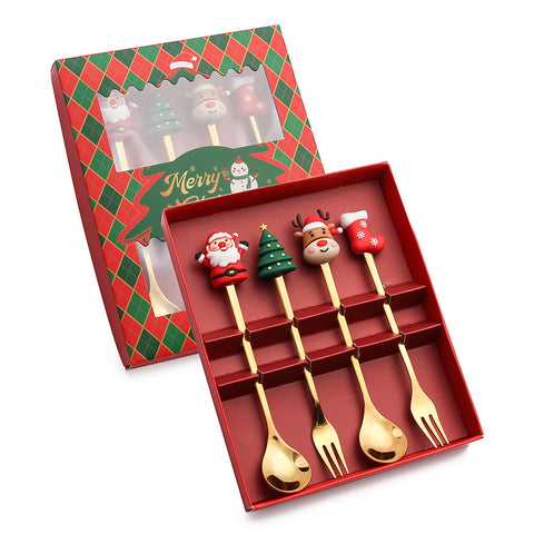      ChristmasSpoonCutlerySetDollSpoonForkGift-Veeddydropshipping-8