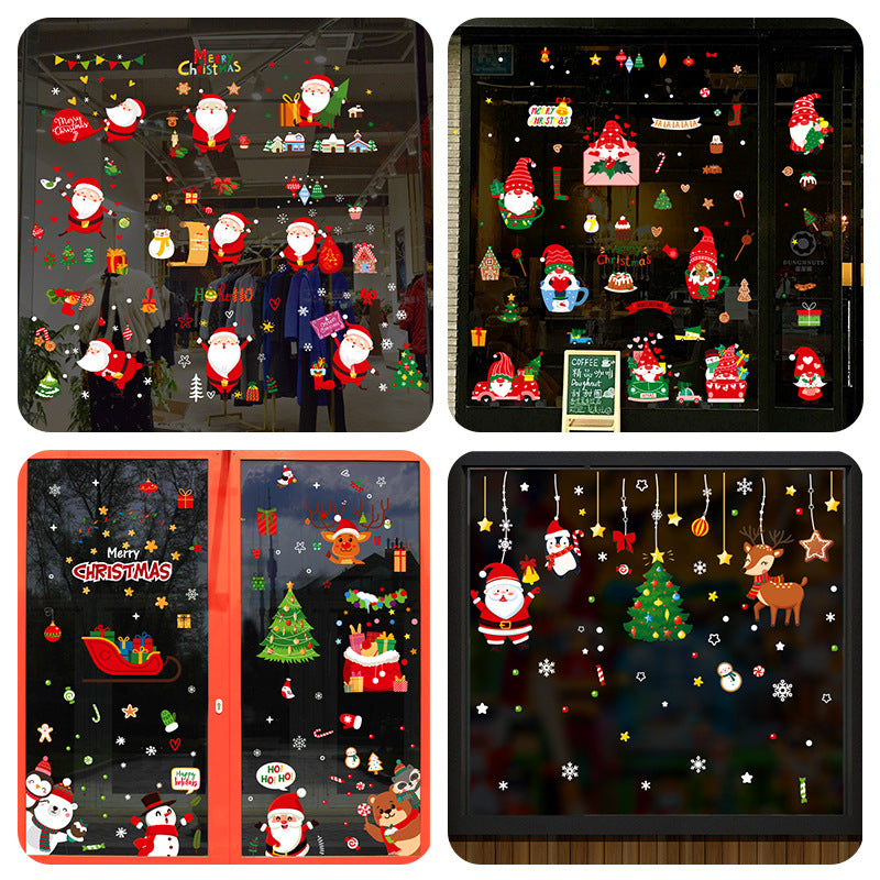    ChristmasStickersSantaClausSnowflakeDecalsStaticGlassWindowStickers-Veeddydropshipping-2