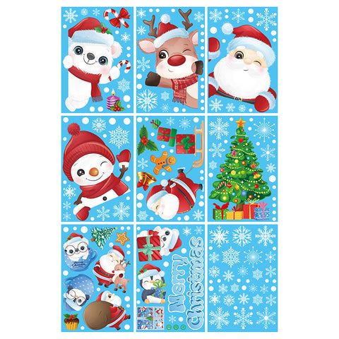    ChristmasStickersSantaClausSnowflakeDecalsStaticGlassWindowStickers-Veeddydropshipping-4