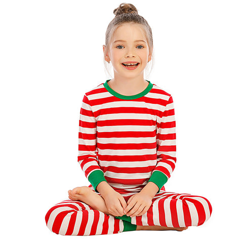    ChristmasStripeBottomedCasualHomewearPajamaSet-Veeddydropshipping-6