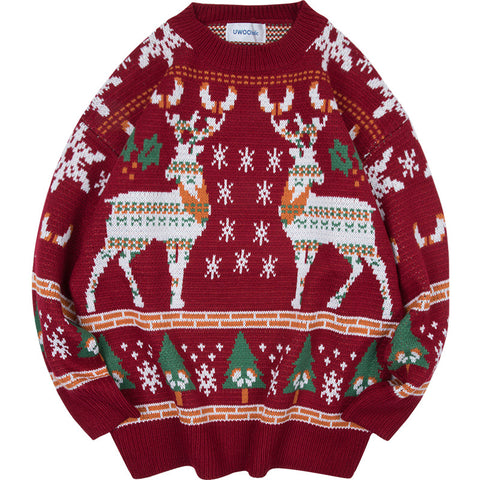    ChristmasSweaterWinterHongKongStyleLooseCouple_sClothing-Veeddydropshipping-5