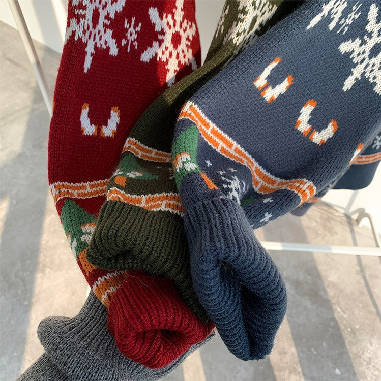    ChristmasSweaterWinterHongKongStyleLooseCouple_sClothing-Veeddydropshipping-8
