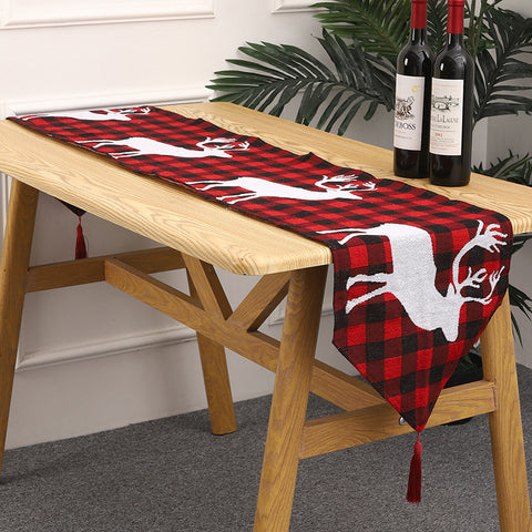        ChristmasTableRunnerFatherChristmasDecorationHomeDressing-Veeddydropshipping-11