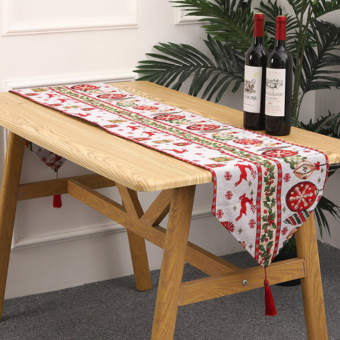       ChristmasTableRunnerFatherChristmasDecorationHomeDressing-Veeddydropshipping-8