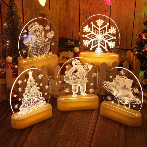    ChristmasThemeSantaTreeSnowmanNightLightDecoration-Veeddydropshipping-1