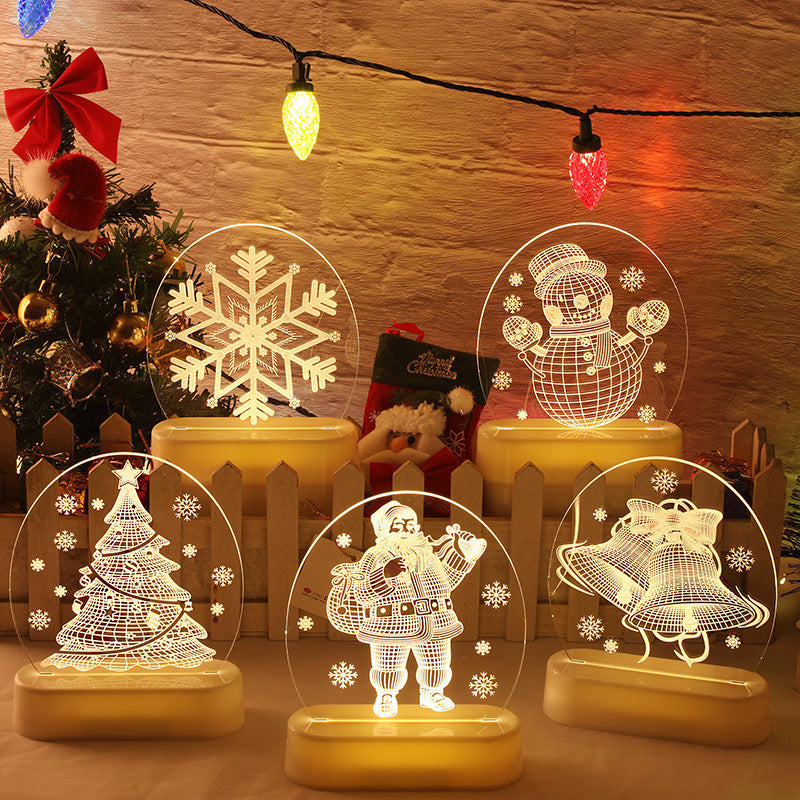    ChristmasThemeSantaTreeSnowmanNightLightDecoration-Veeddydropshipping-2