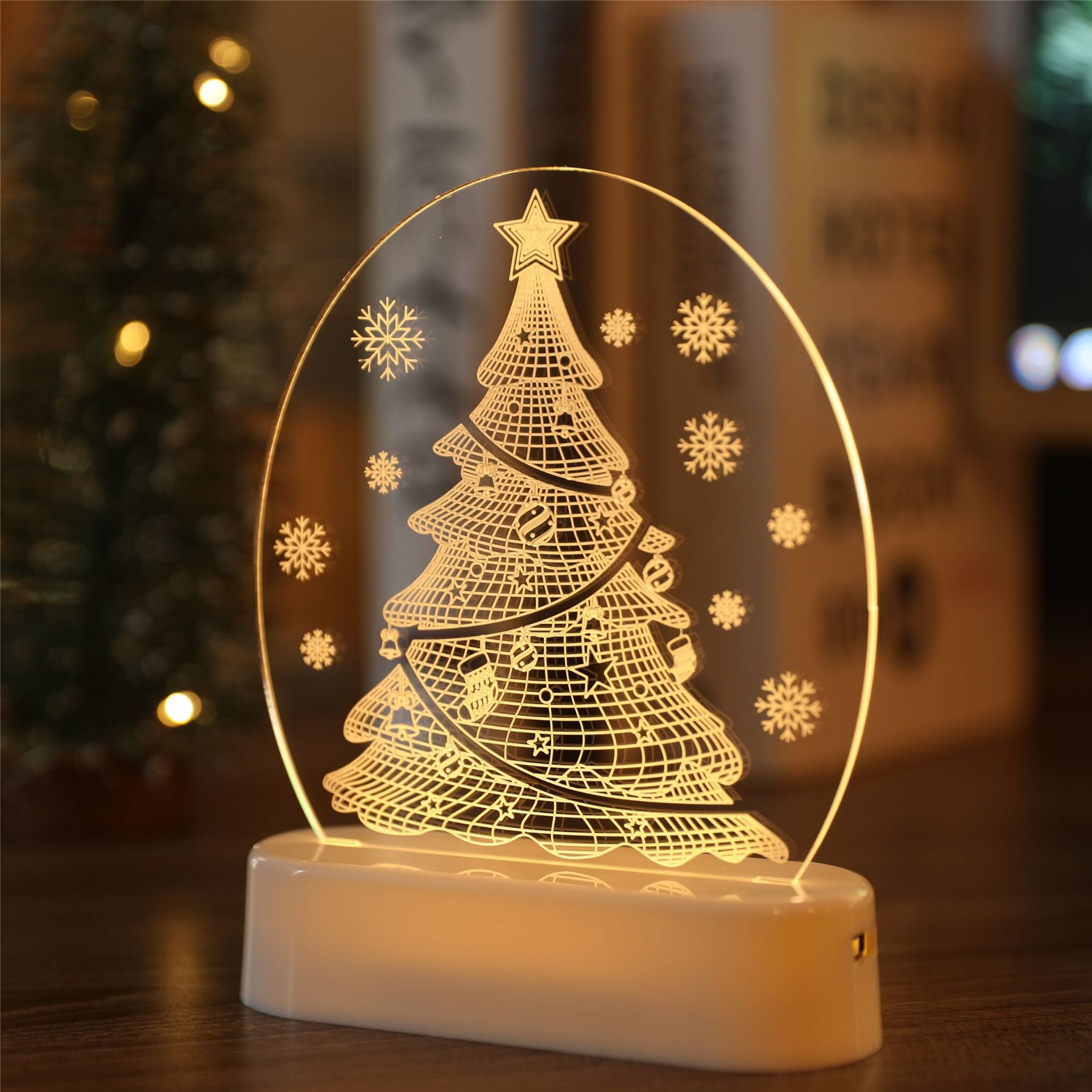       ChristmasThemeSantaTreeSnowmanNightLightDecoration-Veeddydropshipping-5
