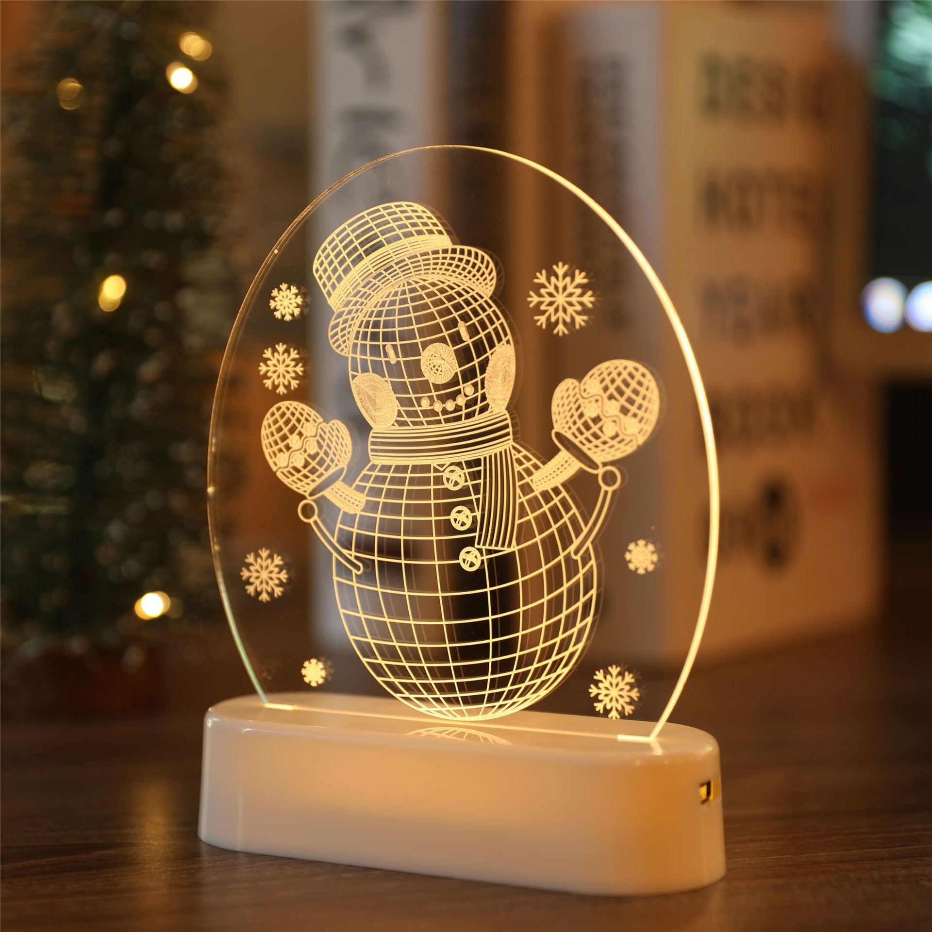    ChristmasThemeSantaTreeSnowmanNightLightDecoration-Veeddydropshipping-8