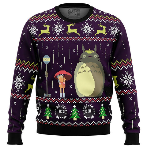     ChristmasTotoroDigitalPrintCrewNeckSweatshirt-Veeddydropshipping-8