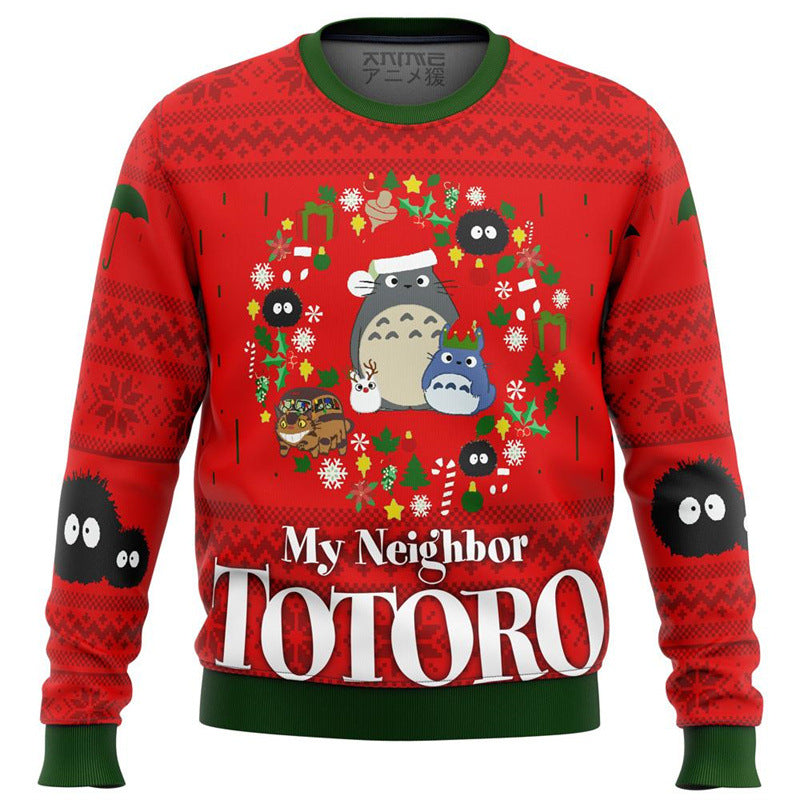       ChristmasTotoroDigitalPrintCrewNeckSweatshirt-Veeddydropshipping-9