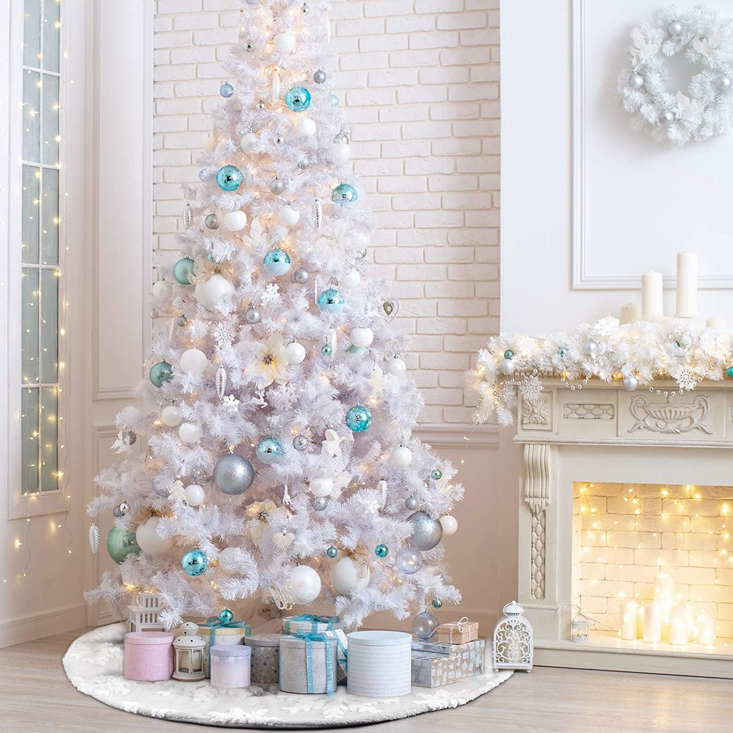    ChristmasTreeDecorationPlushSnowflakeDoubleTreeSkirt-Veeddydropshipping-4