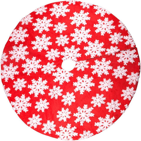       ChristmasTreeDecorationPlushSnowflakeDoubleTreeSkirt-Veeddydropshipping-6
