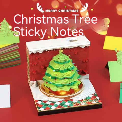       ChristmasTreeStickyNotesPaperCarvingChristmasTreeDecorations-Veeddydropshipping-3