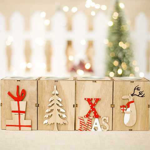    ChristmasWoodenCandleHolderDecorativeOrnamentWithCandles-Veeddydropshipping-2