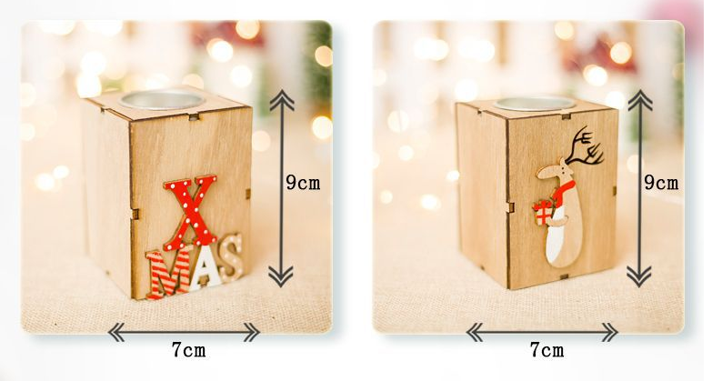       ChristmasWoodenCandleHolderDecorativeOrnamentWithCandles-Veeddydropshipping-4