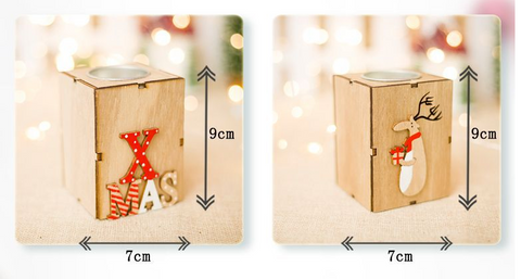       ChristmasWoodenCandleHolderDecorativeOrnamentWithCandles-Veeddydropshipping-4