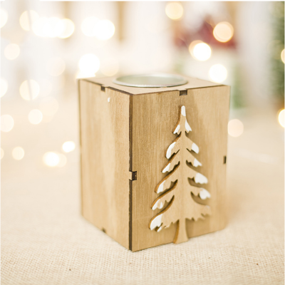       ChristmasWoodenCandleHolderDecorativeOrnamentWithCandles-Veeddydropshipping-5