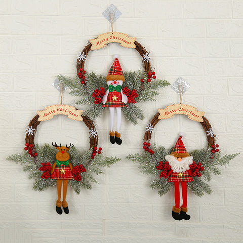     ChristmasWreathChristmasHandmadeWreathRattanWallDecoration-Veeddydropshipping-1
