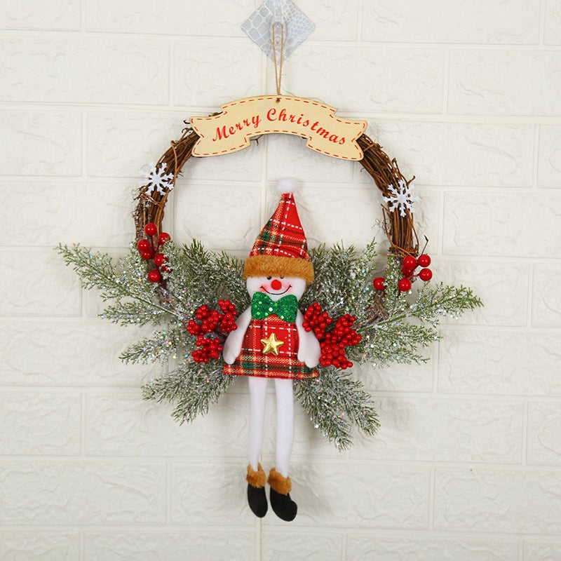         ChristmasWreathChristmasHandmadeWreathRattanWallDecoration-Veeddydropshipping-3