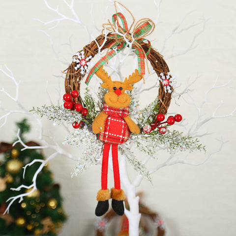    ChristmasWreathChristmasHandmadeWreathRattanWallDecoration-Veeddydropshipping-7