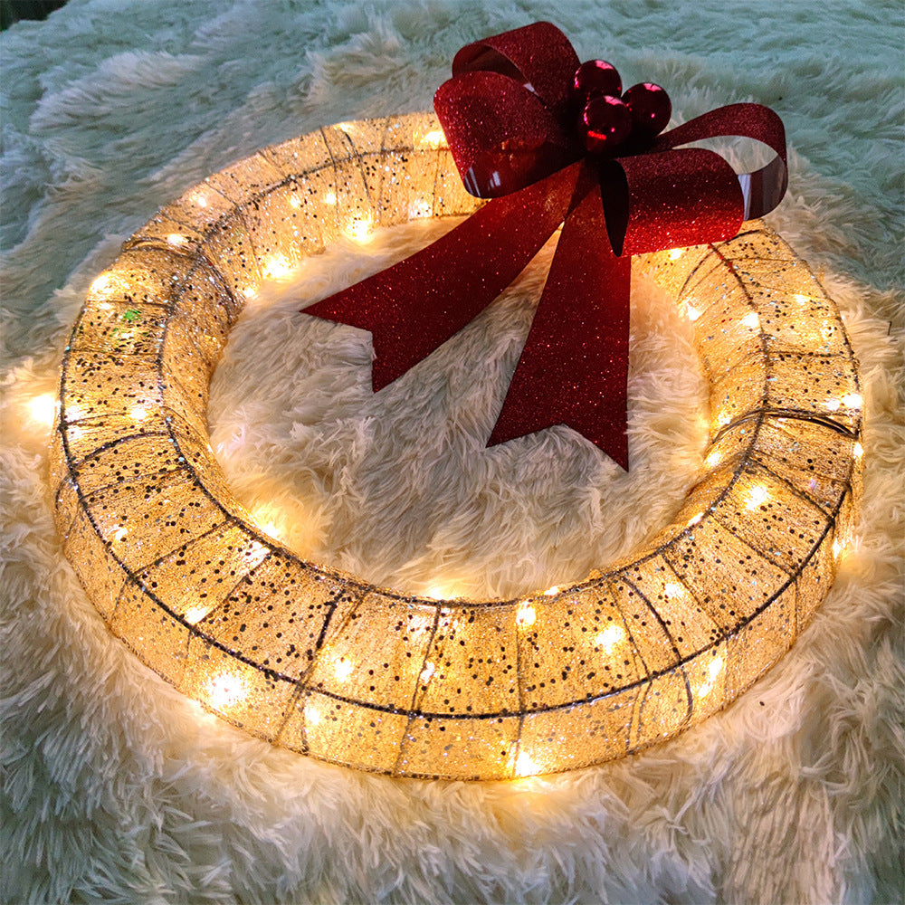    ChristmasWreathMetalGlowWreathLEDWarmLightsChristmasDecorations-Veeddydropshipping-2