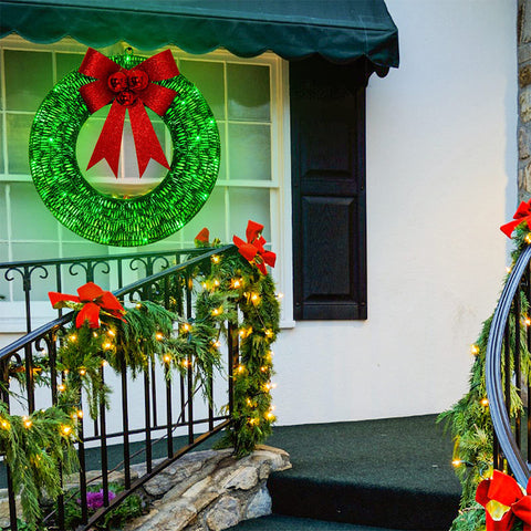    ChristmasWreathMetalGlowWreathLEDWarmLightsChristmasDecorations-Veeddydropshipping-4