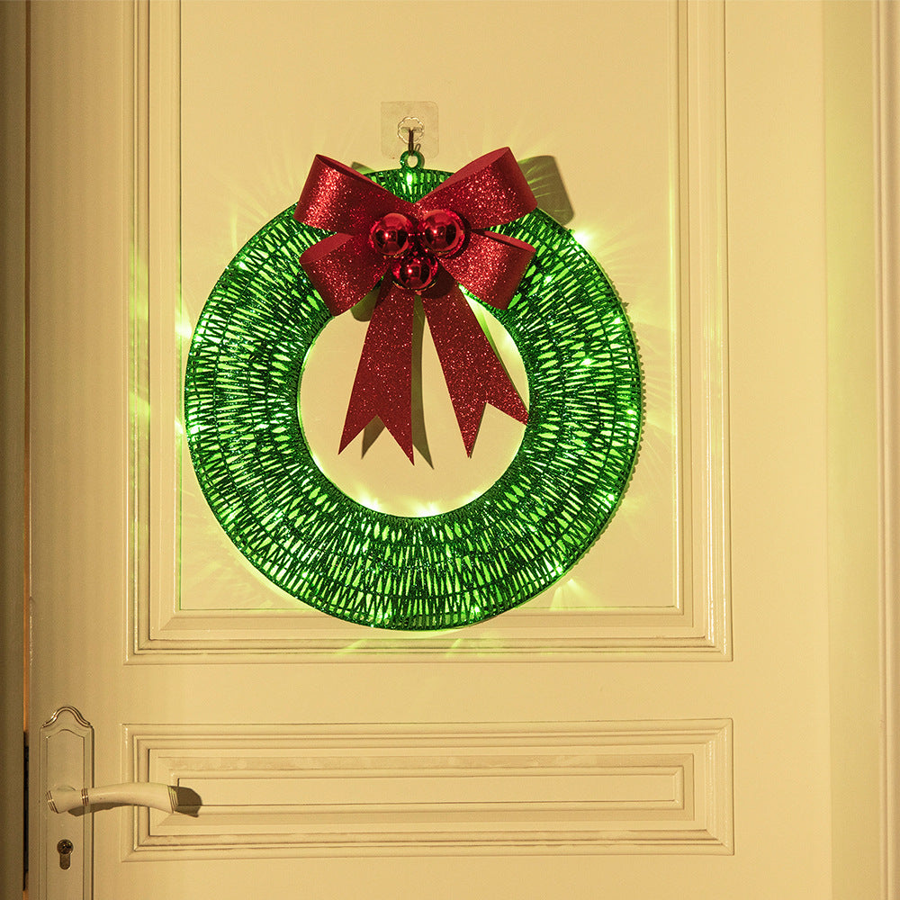    ChristmasWreathMetalGlowWreathLEDWarmLightsChristmasDecorations-Veeddydropshipping-6
