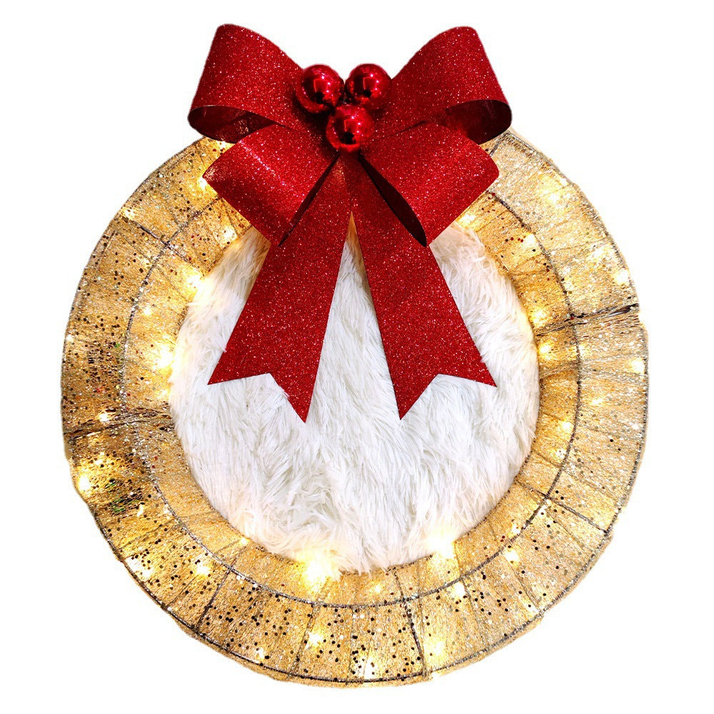    ChristmasWreathMetalGlowWreathLEDWarmLightsChristmasDecorations-Veeddydropshipping-7