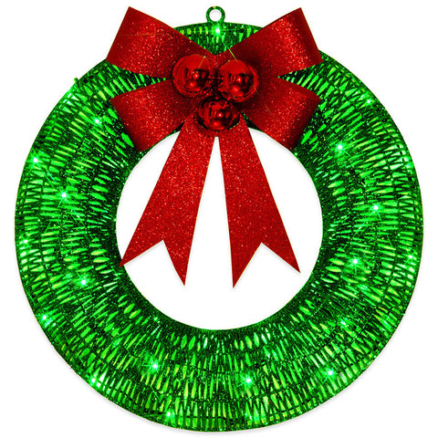    ChristmasWreathMetalGlowWreathLEDWarmLightsChristmasDecorations-Veeddydropshipping-8
