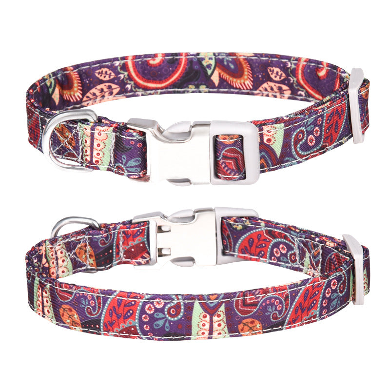       ColorfulPrintedPetCollarAnti-LostEngravedDogCollar-Veeddydropshipping-9