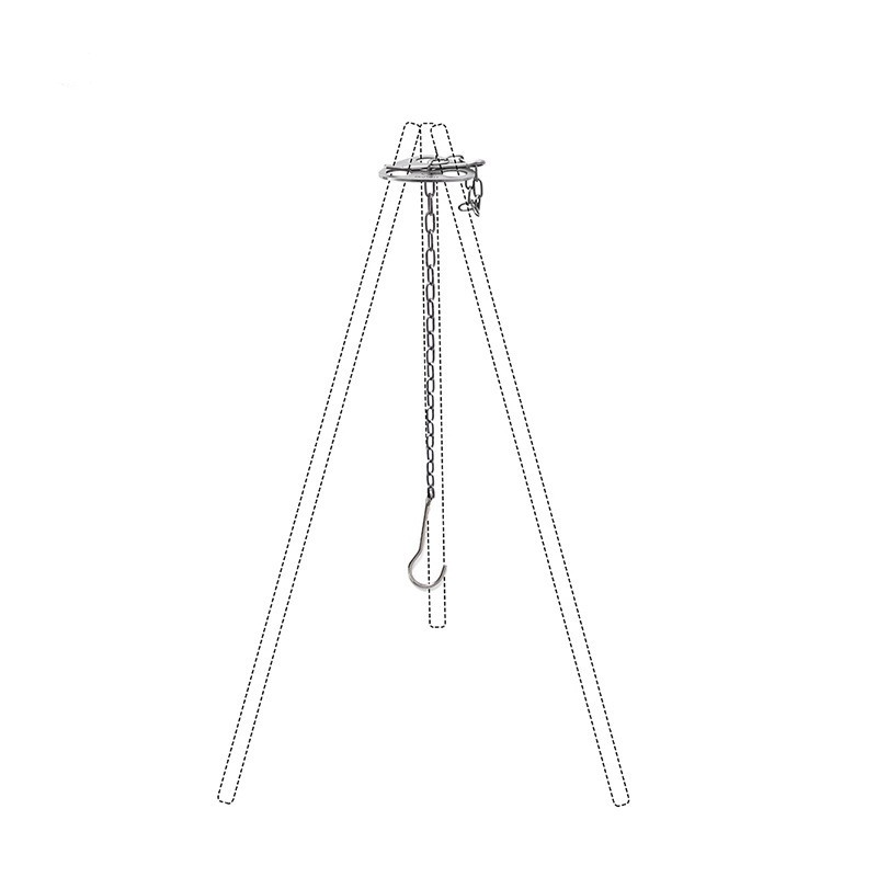 Convenient Triangle Hanging Pot Support For Outdoor Camping-veeddydropshipping-3