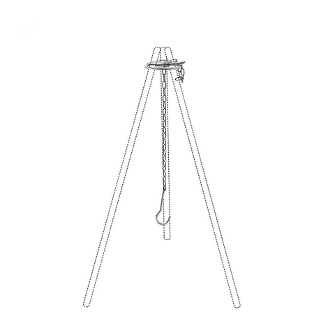 Convenient Triangle Hanging Pot Support For Outdoor Camping-veeddydropshipping-3