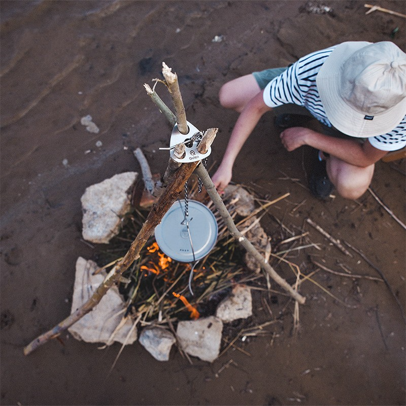 Convenient Triangle Hanging Pot Support For Outdoor Camping-veeddydropshipping-4