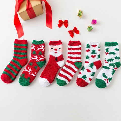    CoralVelvetSocksWinterThickenedChristmasModelsSleepSocks-Veeddydropshipping-1