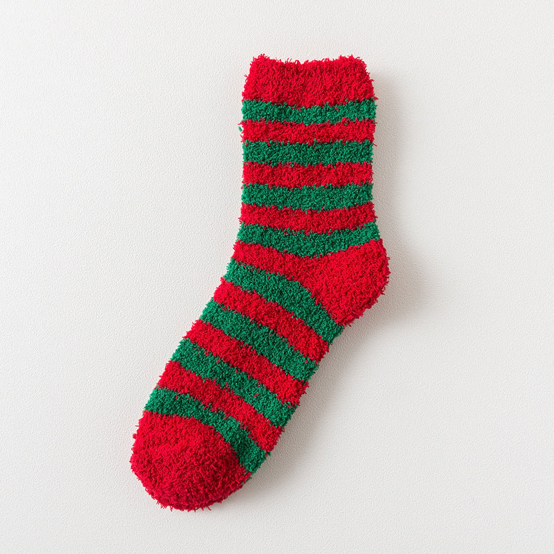       CoralVelvetSocksWinterThickenedChristmasModelsSleepSocks-Veeddydropshipping-5